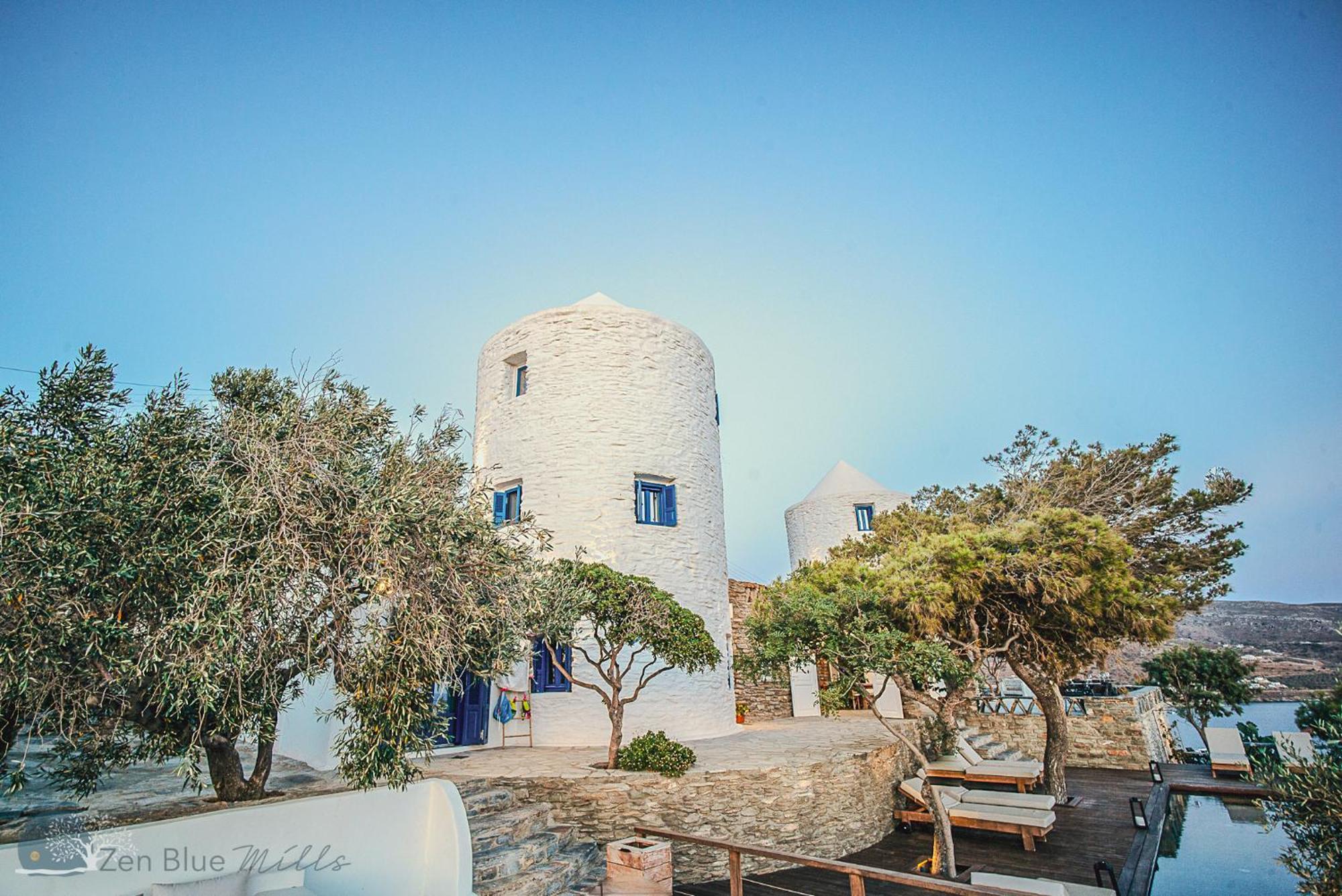Zen Blue Mills Bed & Breakfast Koundouros ภายนอก รูปภาพ
