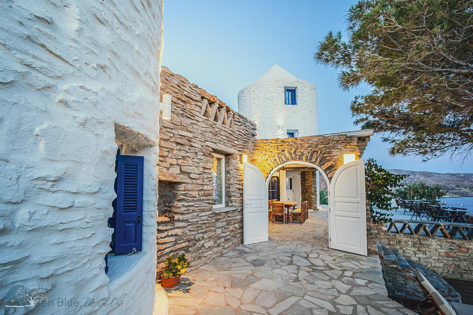 Zen Blue Mills Bed & Breakfast Koundouros ภายนอก รูปภาพ