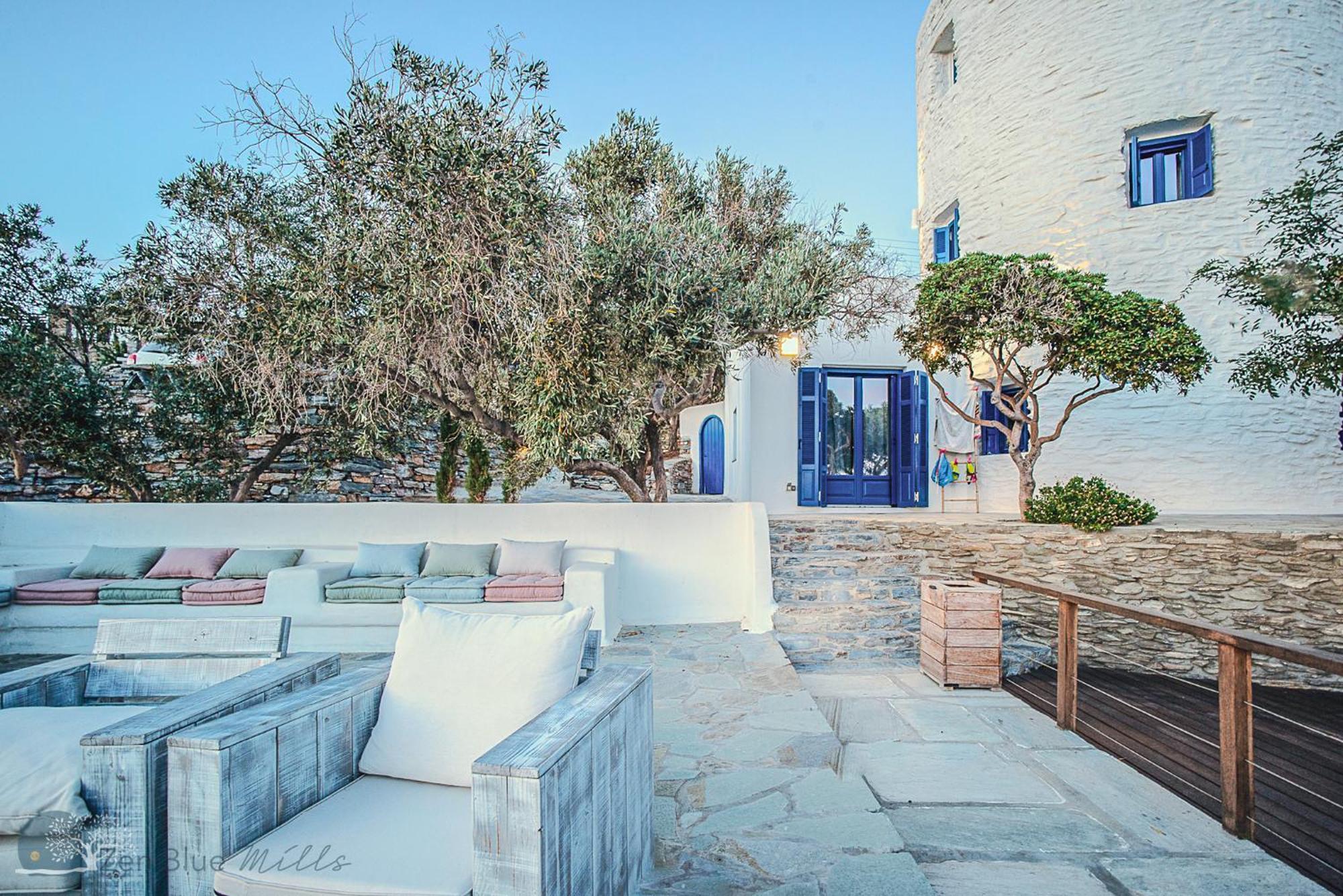 Zen Blue Mills Bed & Breakfast Koundouros ภายนอก รูปภาพ
