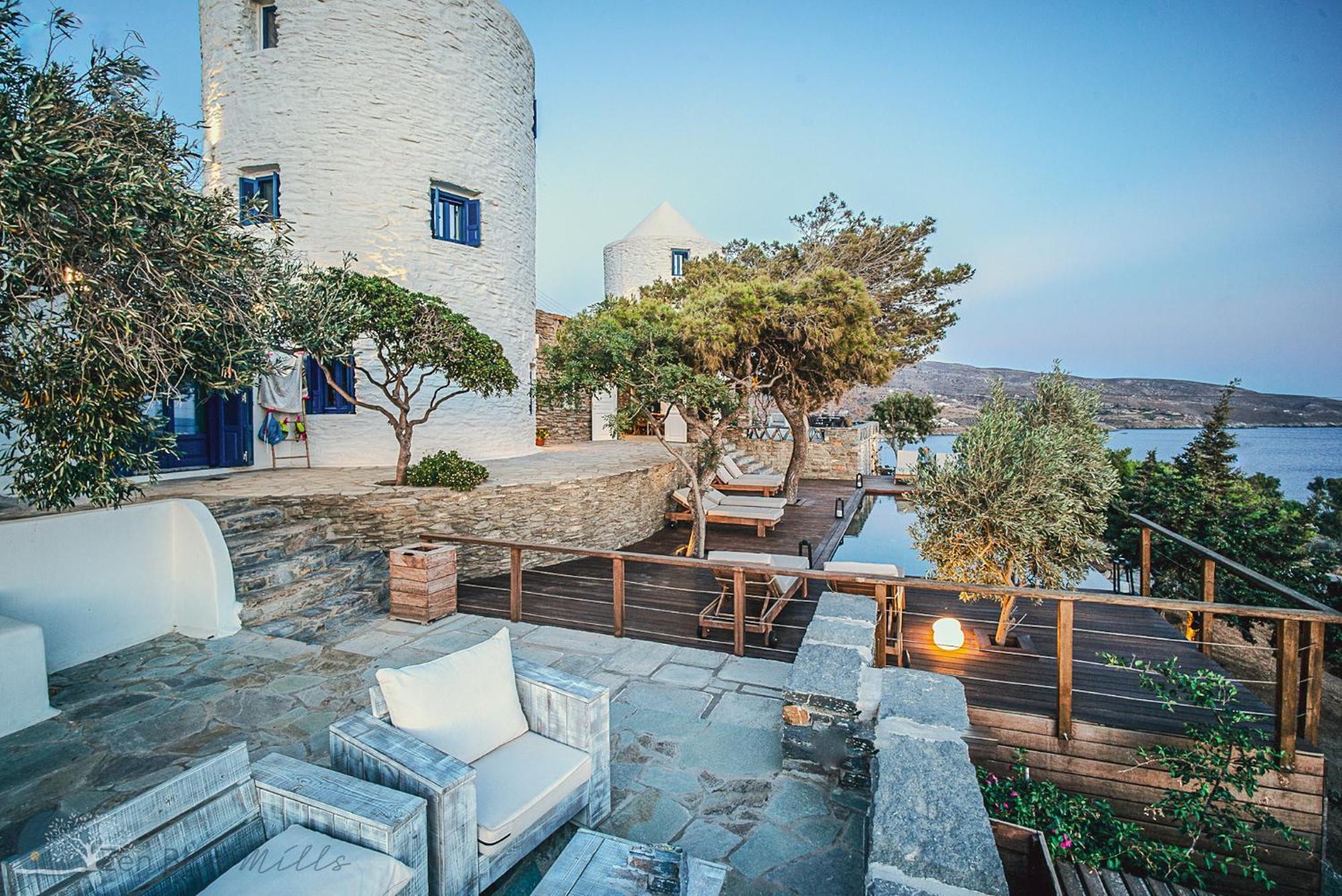 Zen Blue Mills Bed & Breakfast Koundouros ภายนอก รูปภาพ