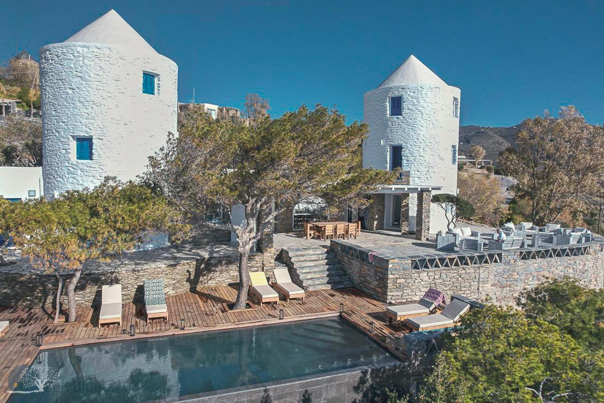 Zen Blue Mills Bed & Breakfast Koundouros ภายนอก รูปภาพ