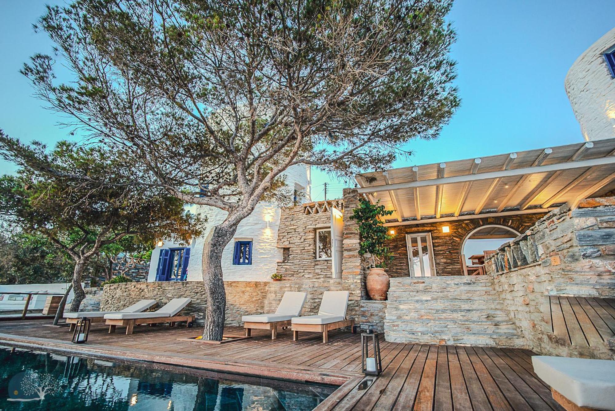 Zen Blue Mills Bed & Breakfast Koundouros ภายนอก รูปภาพ