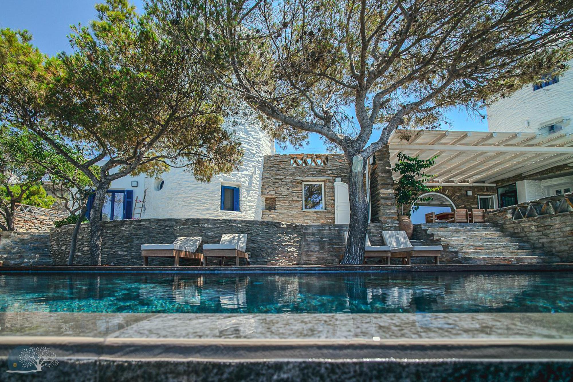 Zen Blue Mills Bed & Breakfast Koundouros ภายนอก รูปภาพ