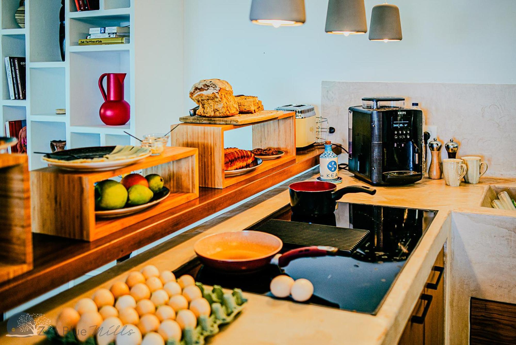 Zen Blue Mills Bed & Breakfast Koundouros ภายนอก รูปภาพ